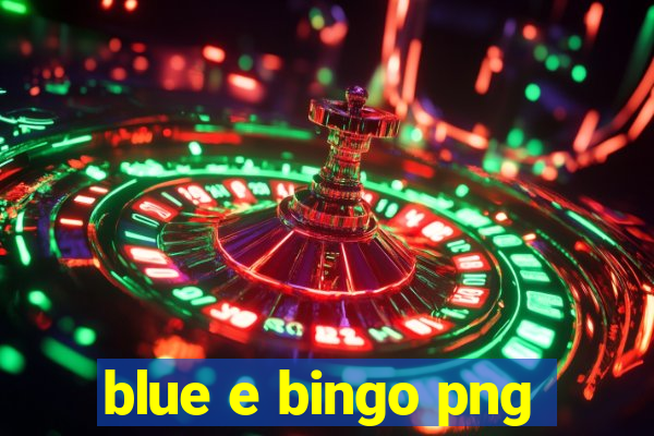 blue e bingo png